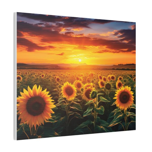 Sunflower Field Canvas Art - Vibrant Sunset Wall Decor - Image 38