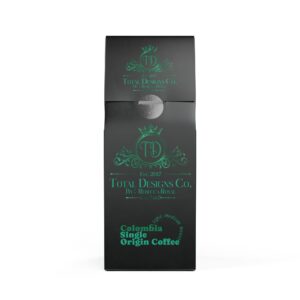 Total Designs Co Colombia Single Origin Coffee (Light-Medium Roast)