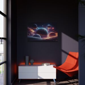 Cosmic Foam Board Wall Art - Stunning Space Design for Home Decor