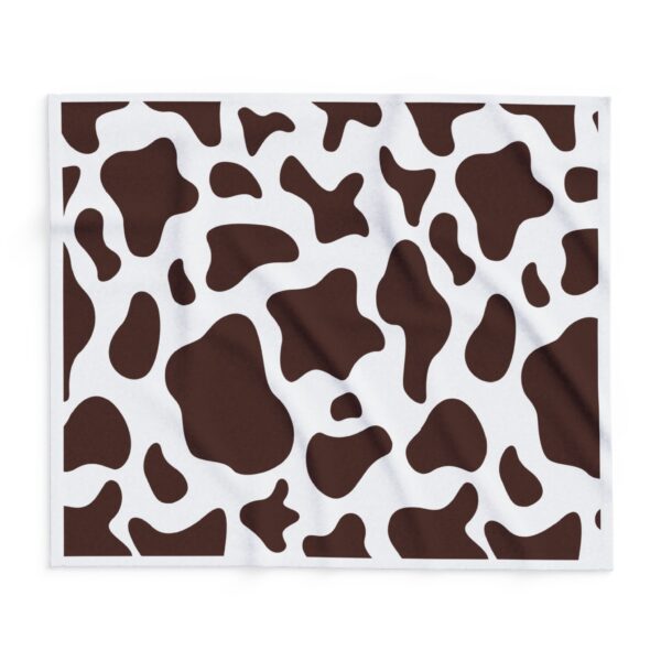 Cozy Cow Print Fleece Blanket for Home Décor and Gifts - Image 6