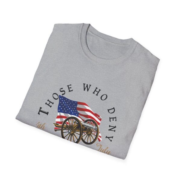 Independence Day Freedom Unisex Softstyle T-Shirt - Image 16