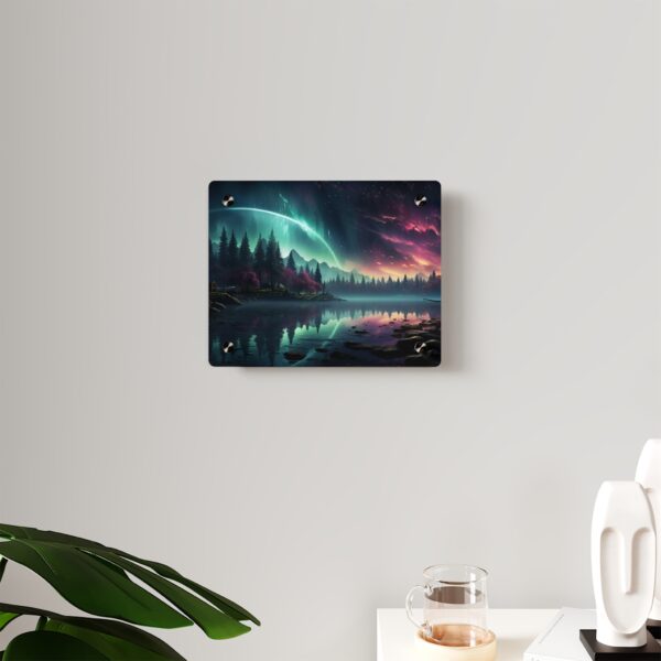 Stunning Acrylic Wall Art - Northern Lights Landscape Panel - Image 11
