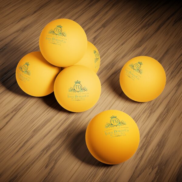 Total Designs Co Ping Pong Balls - Set of 6 | Perfect Party Supplies - Image 8