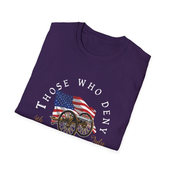 Independence Day Freedom Unisex Softstyle T-Shirt - Image 48