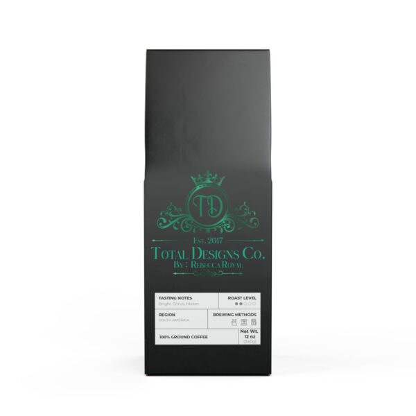 Total Designs Co Colombia Single Origin Coffee (Light-Medium Roast) - Image 2
