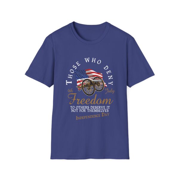 Independence Day Freedom Unisex Softstyle T-Shirt - Image 29