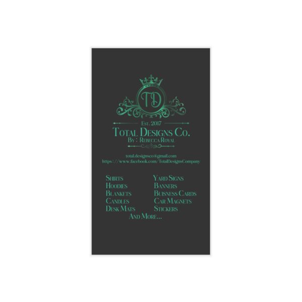 Total Designs Co Elegant Custom Business Cards - Professional Networking & Branding - Image 73
