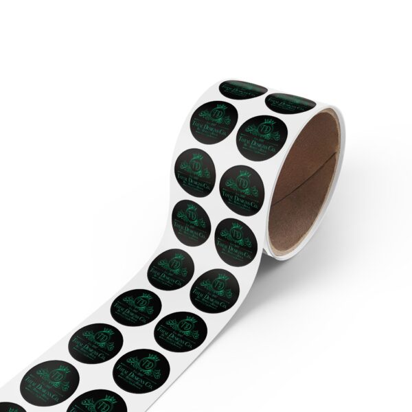 Total Designs Co Round Sticker Rolls - Personalized Label for Branding - Image 3