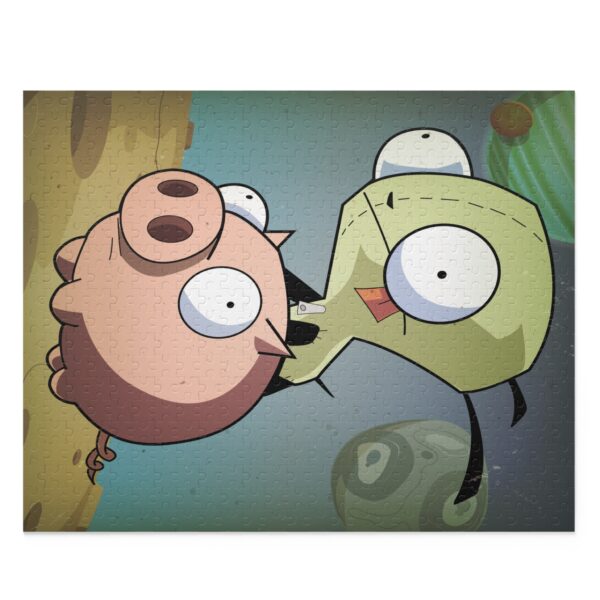 Invader Zim Inspired Grr And Piggy In Space Puzzle (120, 252, 500-Piece) - Image 9