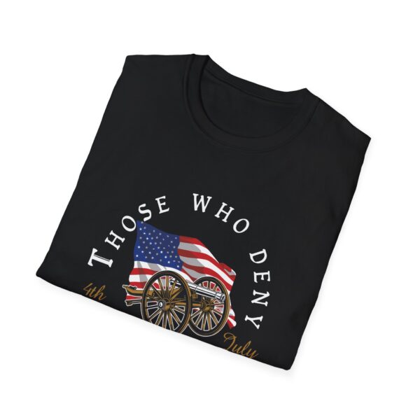 Independence Day Freedom Unisex Softstyle T-Shirt - Image 8