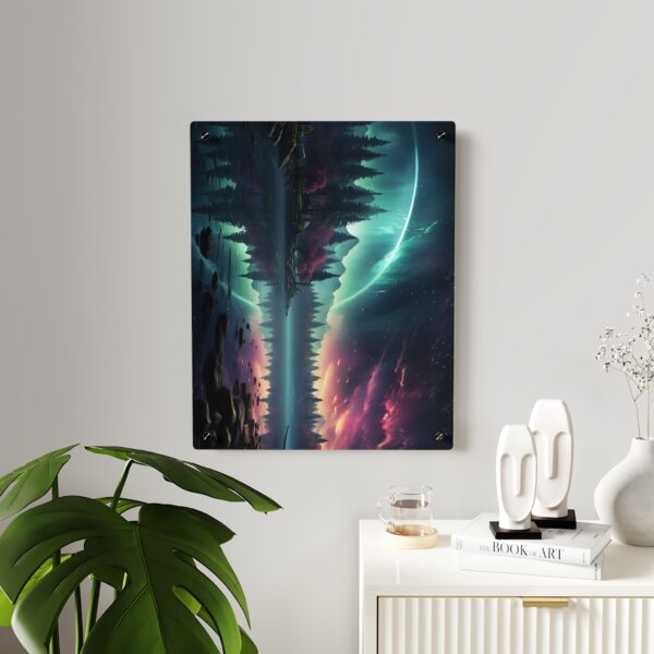 Stunning Acrylic Wall Art - Northern Lights Landscape Panel - Image 31