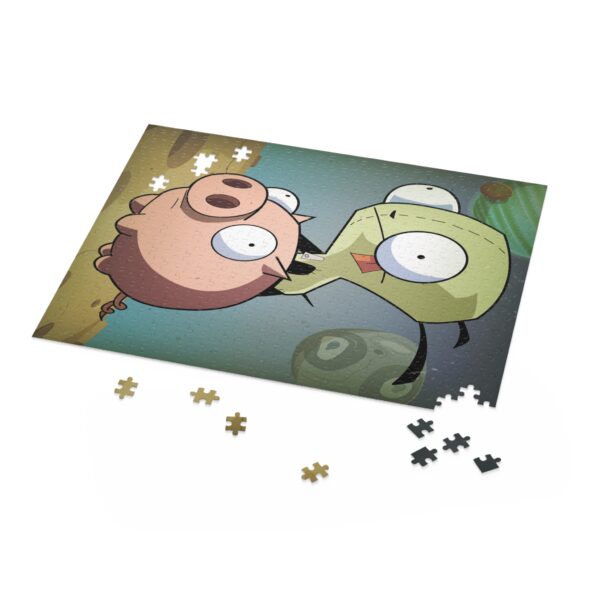 Invader Zim Inspired Grr And Piggy In Space Puzzle (120, 252, 500-Piece) - Image 12
