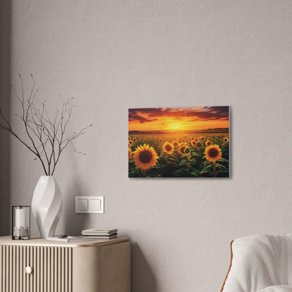 Sunflower Field Canvas Art - Vibrant Sunset Wall Decor - Image 36