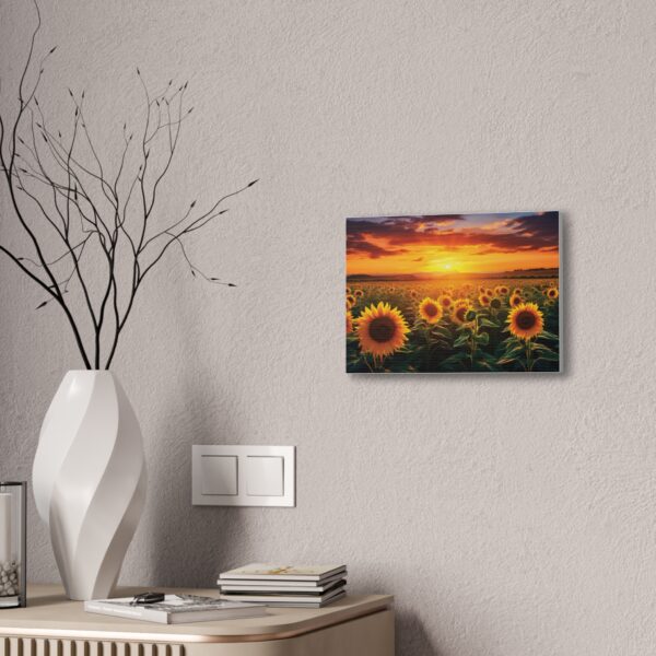Sunflower Field Canvas Art - Vibrant Sunset Wall Decor - Image 24