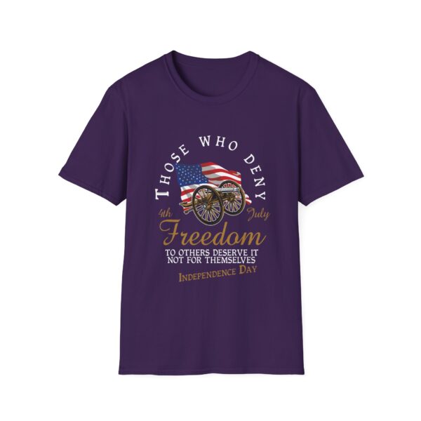 Independence Day Freedom Unisex Softstyle T-Shirt - Image 45