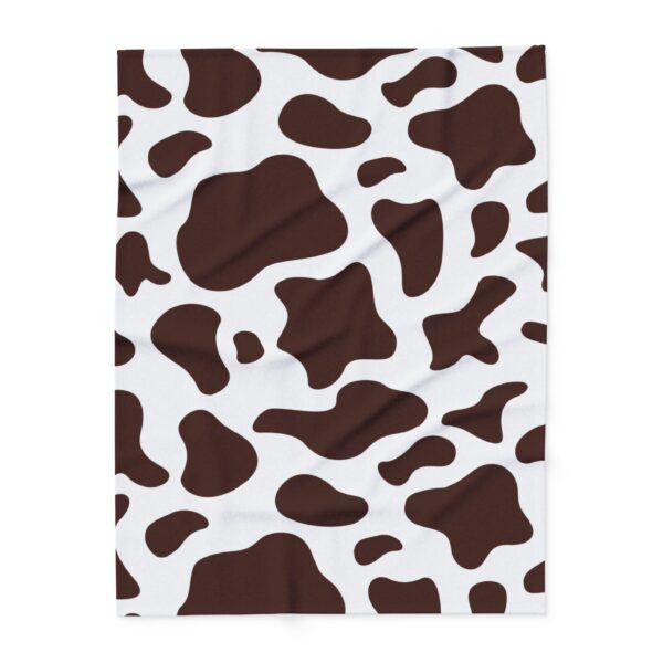 Cozy Cow Print Fleece Blanket for Home Décor and Gifts - Image 9