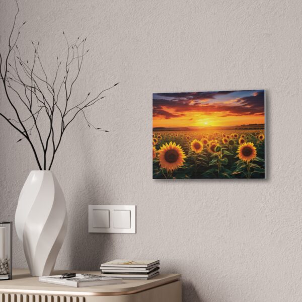 Sunflower Field Canvas Art - Vibrant Sunset Wall Decor - Image 28