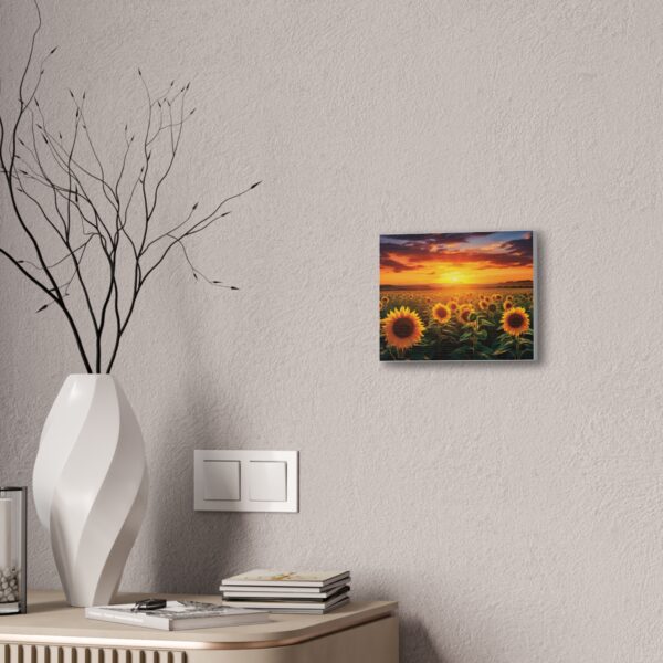 Sunflower Field Canvas Art - Vibrant Sunset Wall Decor - Image 8