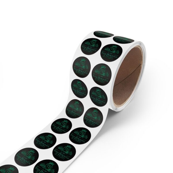 Total Designs Co Round Sticker Rolls - Personalized Label for Branding - Image 18