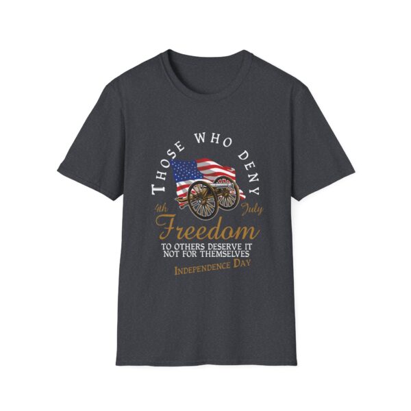 Independence Day Freedom Unisex Softstyle T-Shirt - Image 33