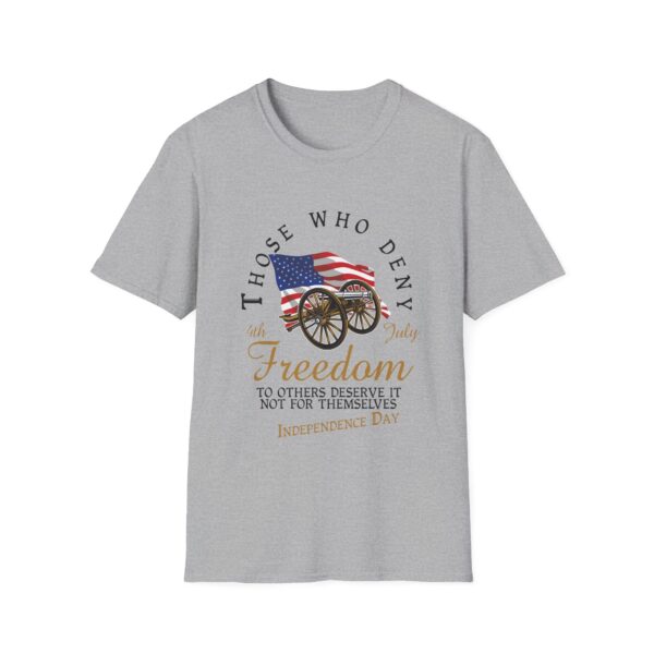 Independence Day Freedom Unisex Softstyle T-Shirt - Image 13