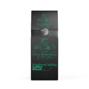 Total Designs Co Flathead Valley Coffee Blend (Medium-Dark Roast)