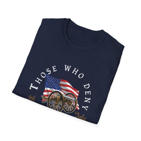 Independence Day Freedom Unisex Softstyle T-Shirt - Image 40