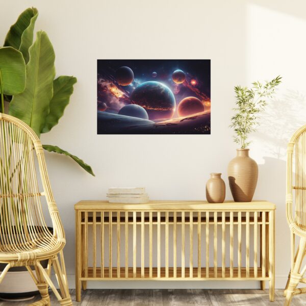 Cosmic Foam Board Wall Art - Stunning Space Design for Home Decor - Image 31