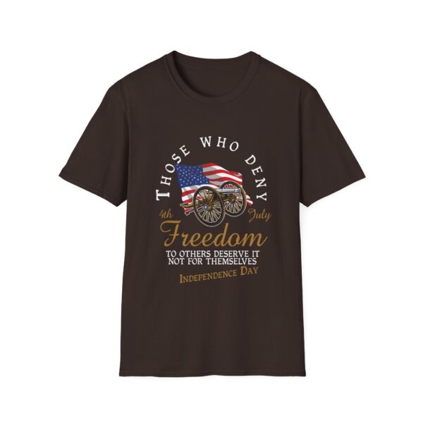 Independence Day Freedom Unisex Softstyle T-Shirt - Image 17