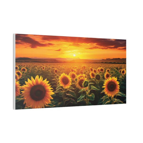 Sunflower Field Canvas Art - Vibrant Sunset Wall Decor - Image 42