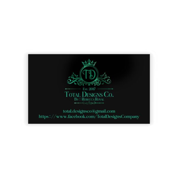 Total Designs Co Elegant Custom Business Cards - Professional Networking & Branding - Image 113