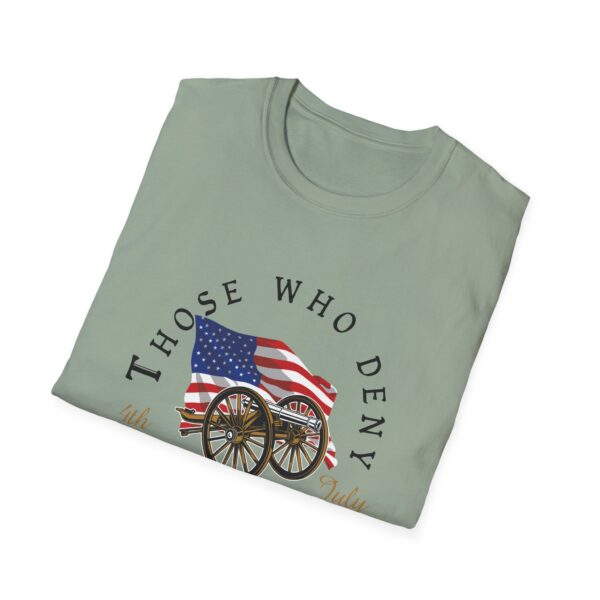 Independence Day Freedom Unisex Softstyle T-Shirt - Image 28