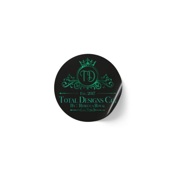 Total Designs Co Round Sticker Rolls - Personalized Label for Branding - Image 2