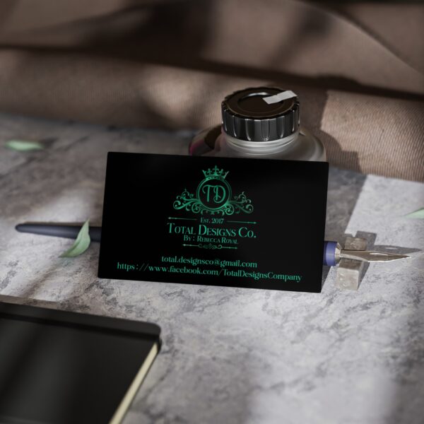Total Designs Co Elegant Custom Business Cards - Professional Networking & Branding - Image 132