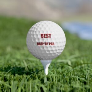 Best Dad by Par Golf Balls, 6pcs