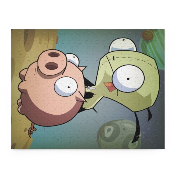Invader Zim Inspired Grr And Piggy In Space Puzzle (120, 252, 500-Piece) - Image 5