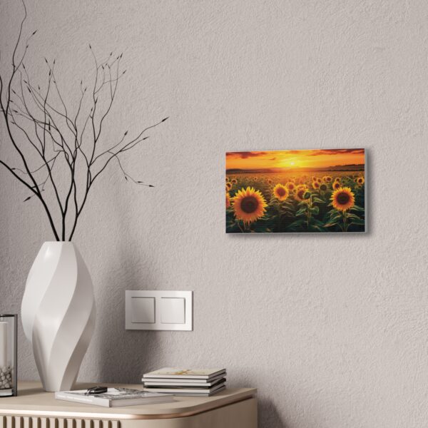 Sunflower Field Canvas Art - Vibrant Sunset Wall Decor - Image 20