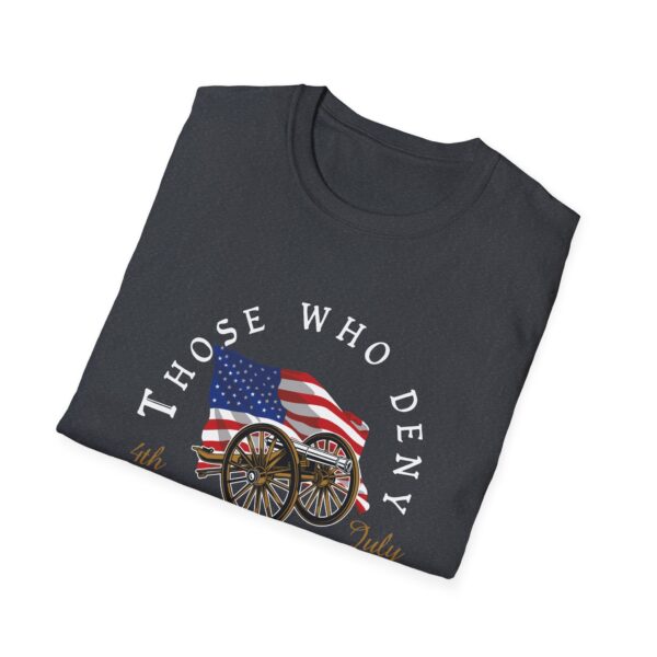 Independence Day Freedom Unisex Softstyle T-Shirt - Image 36
