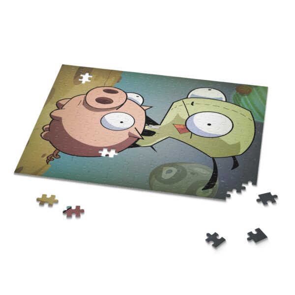 Invader Zim Inspired Grr And Piggy In Space Puzzle (120, 252, 500-Piece) - Image 8