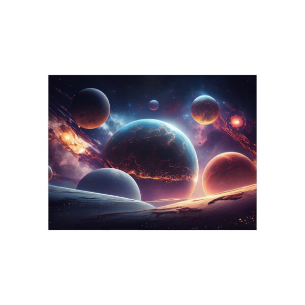 Cosmic Foam Board Wall Art - Stunning Space Design for Home Decor - Image 25
