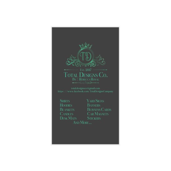Total Designs Co Elegant Custom Business Cards - Professional Networking & Branding - Image 45