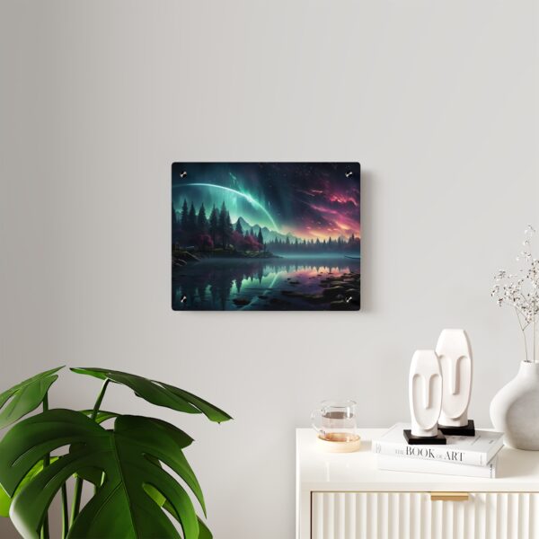 Stunning Acrylic Wall Art - Northern Lights Landscape Panel - Image 15