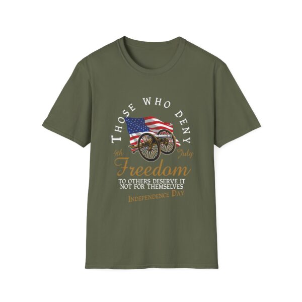 Independence Day Freedom Unisex Softstyle T-Shirt - Image 21