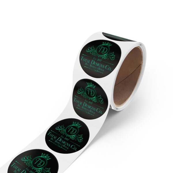 Total Designs Co Round Sticker Rolls - Personalized Label for Branding - Image 10
