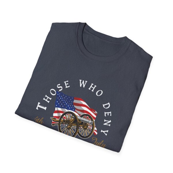 Independence Day Freedom Unisex Softstyle T-Shirt - Image 44