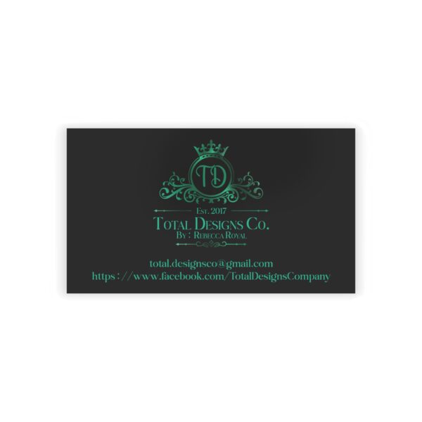 Total Designs Co Elegant Custom Business Cards - Professional Networking & Branding - Image 145