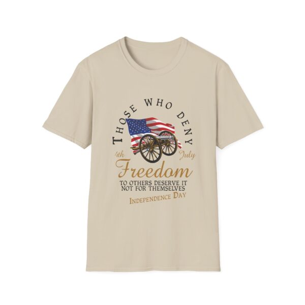 Independence Day Freedom Unisex Softstyle T-Shirt - Image 9