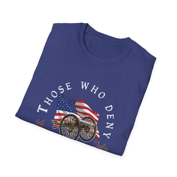 Independence Day Freedom Unisex Softstyle T-Shirt - Image 32