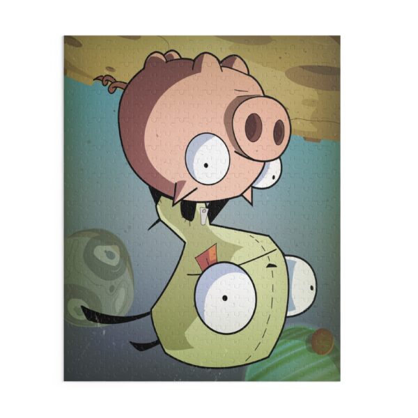 Invader Zim Inspired Grr And Piggy In Space Puzzle (120, 252, 500-Piece) - Image 10