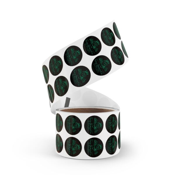Total Designs Co Round Sticker Rolls - Personalized Label for Branding - Image 19